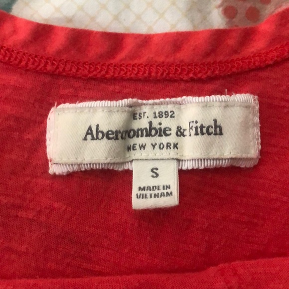 Abercrombie women’s tank top size small coral - Picture 3 of 4